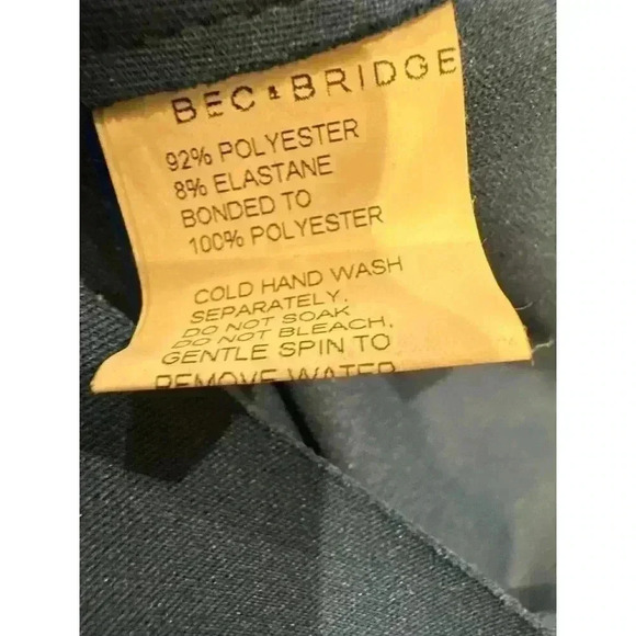 Revolve Bec & Bridge Pencil Stretch Dress Cocktail, Dress Teal, Size 4, EUC - Picture 6 of 7